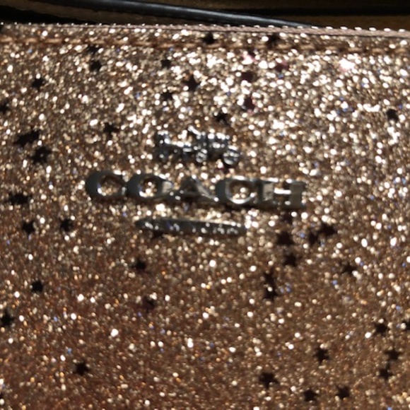 Coach glitter small wristlet. NWT. - Picture 2 of 4